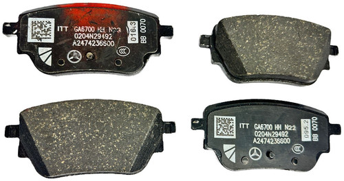 Original bremsbeläge hinten - bremsbeläge,